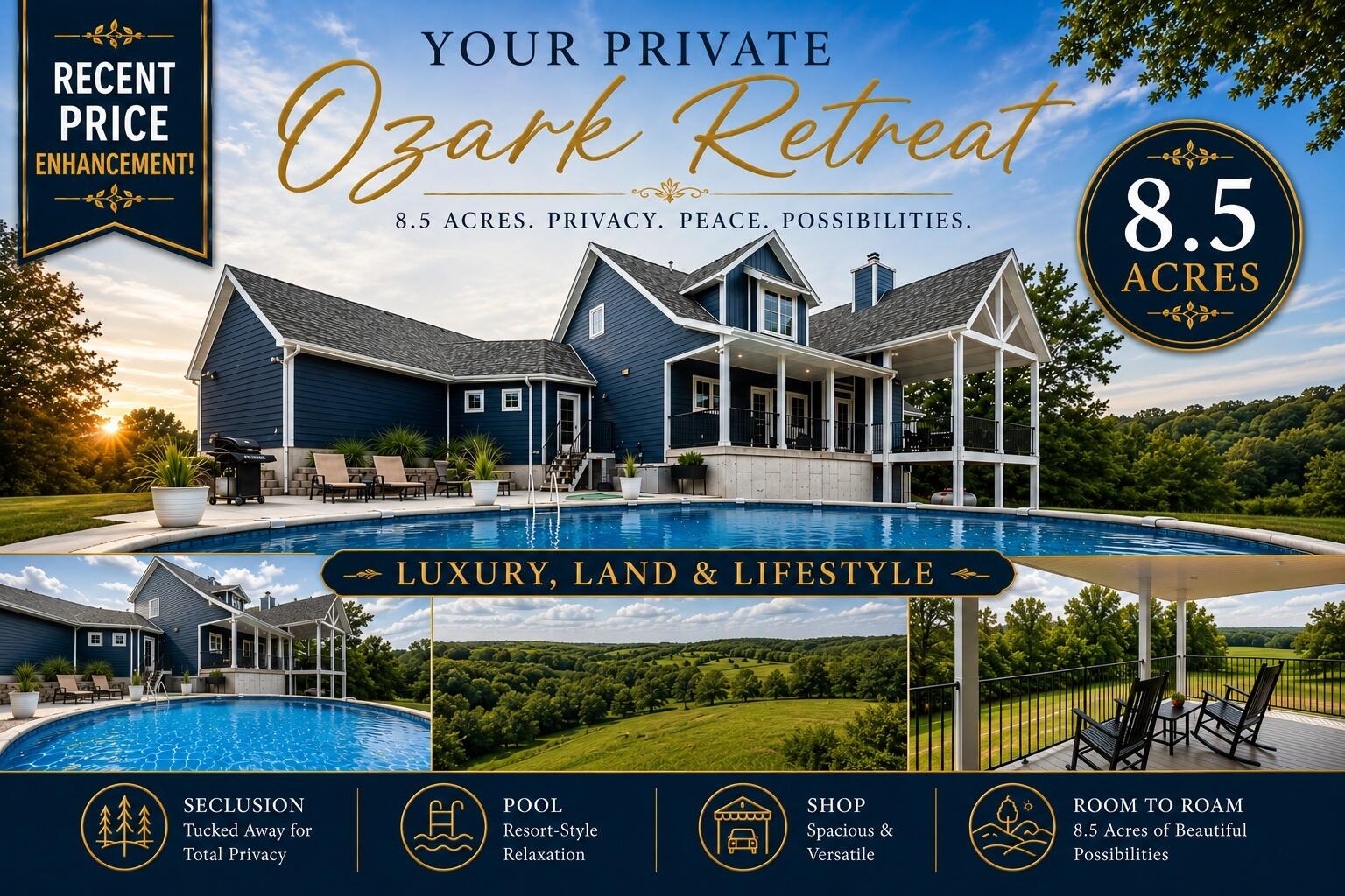 155 Cedar Springs - 8.5 Acres 1